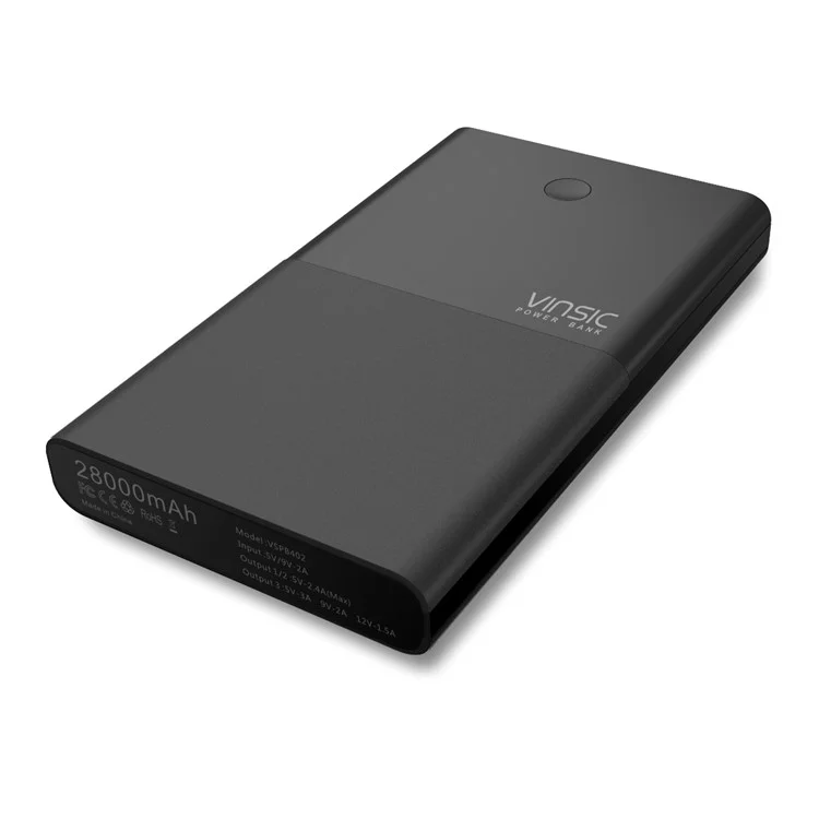 VINSIC VSPB402 28000mAh 3 USB Ports Power Bank Charger
