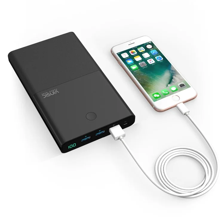 VINSIC VSPB402 28000mAh 3 USB Ports Power Bank Charger