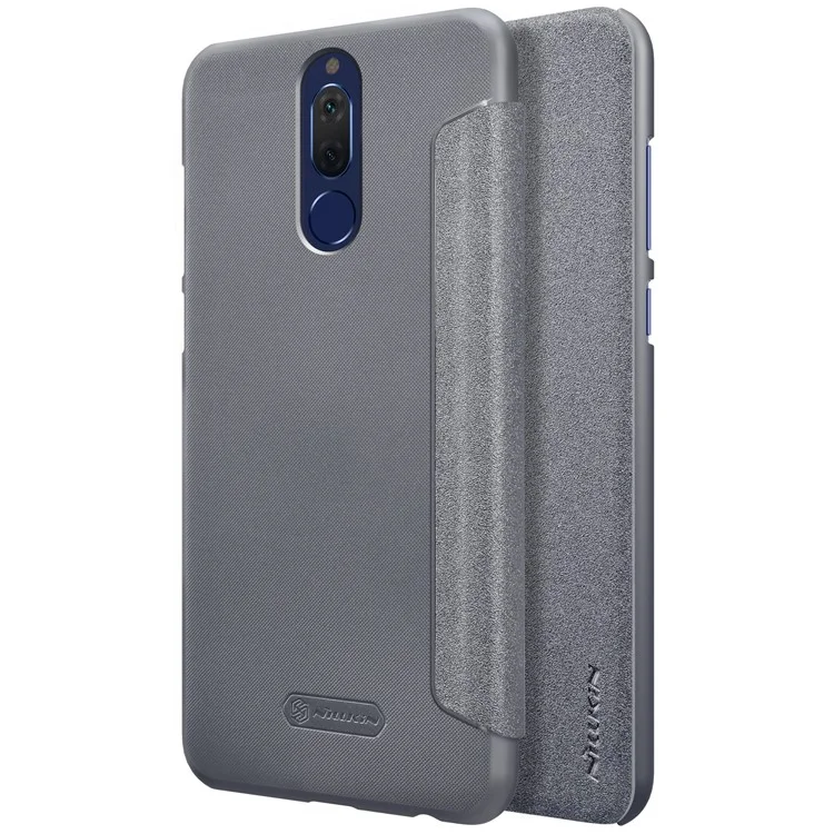 NILLKIN Sparkle Series Leather Flip Cover for Huawei Mate 10 Lite / nova 2i / Maimang 6 - Black