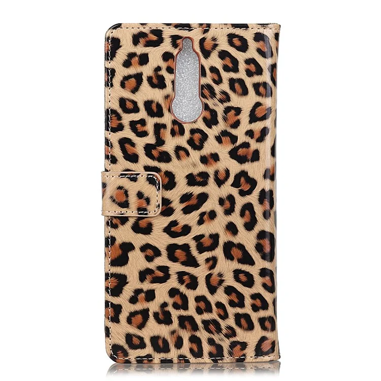 Leopard Pattern Wallet Stand Leather Case for Huawei Mate 10 Lite / nova 2i / Maimang 6