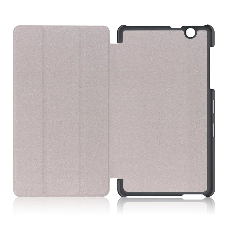 For Huawei MediaPad T3 7.0 3G Version Tri-fold Stand Leather Case - Black