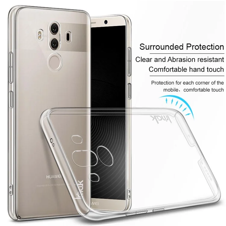 IMAK Crystal Case II Pro for Huawei Mate 10 Pro Scratch-resistant Clear PC Hard Phone Shell
