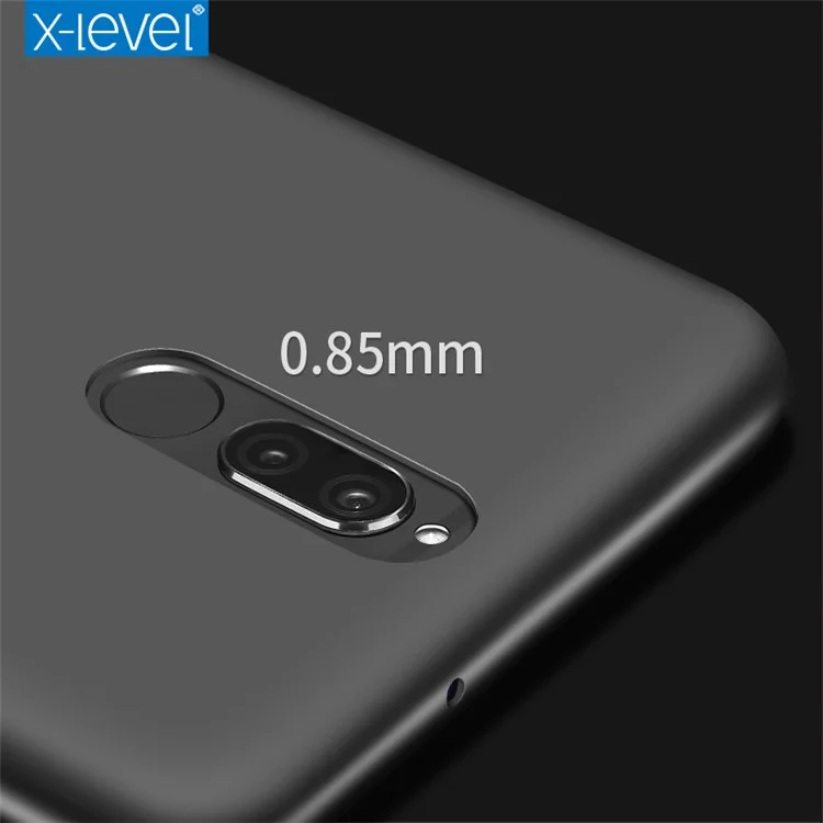 X-LEVEL Guardian Series Matte TPU Phone Case for Huawei Mate 10 Lite/nova 2i/Maimang 6 - Black