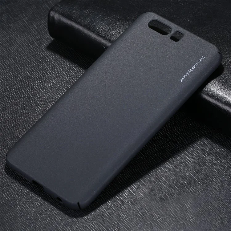 X-LEVEL Knight Series Wrapped Edges Frosted Hard PC Case for Huawei Honor 9 - Black