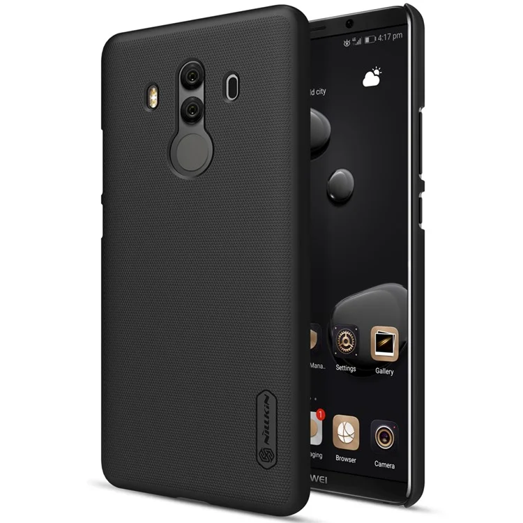 NILLKIN for Huawei Mate 10 Pro Super Frosted Shield PC Hard Case + Screen Film - Black