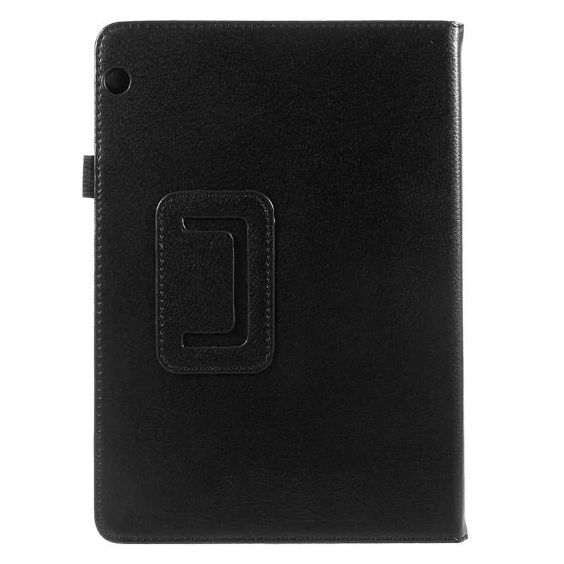 Foldable Stand PU Leather Card Slot Protective Cover for Huawei MediaPad T3 10 inch - Black