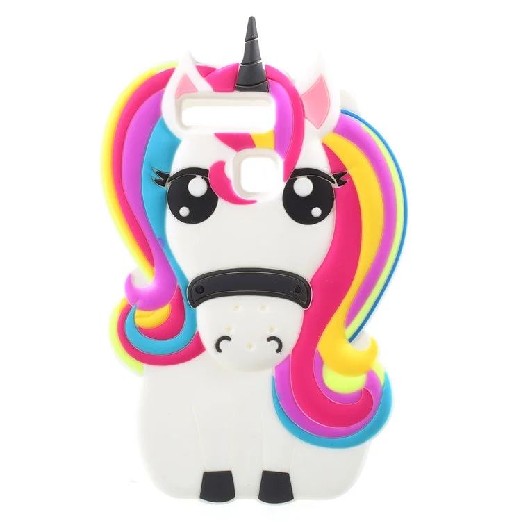3D Unicorn Pattern Soft Silicone Case for Huawei P9 Lite / G9 Lite