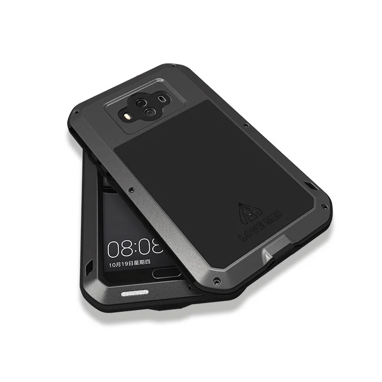 LOVE MEI Powerful Shockproof Drop-proof Dust-proof Phone Case for Huawei Mate 10 - Black