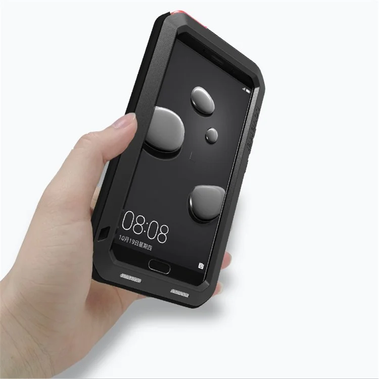 LOVE MEI Powerful Shockproof Drop-proof Dust-proof Phone Case for Huawei Mate 10 - Black