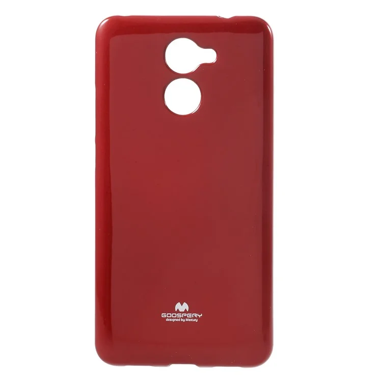 MERCURY GOOSPERY Flash Powder TPU Case for Huawei Y7 Prime / Enjoy 7 Plus - Red