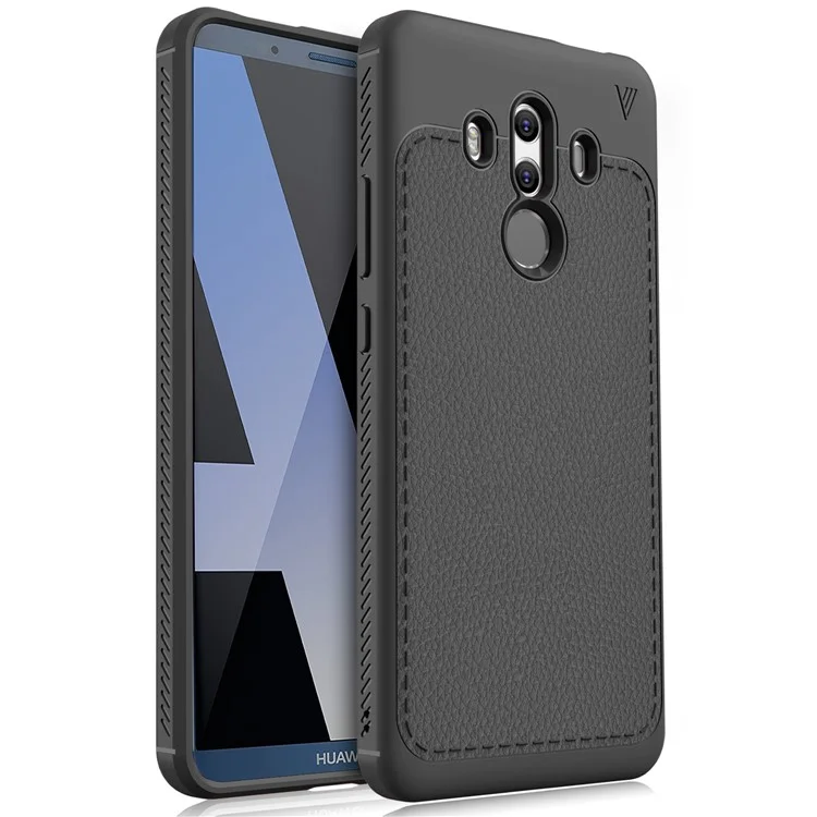 LENUO Gentlemen Series Soft TPU Phone Case for Huawei Mate 10 Pro - Black