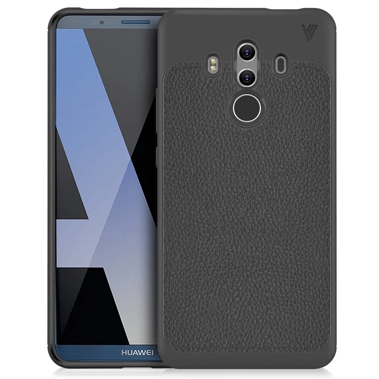 LENUO Gentlemen Series Soft TPU Phone Case for Huawei Mate 10 Pro - Black