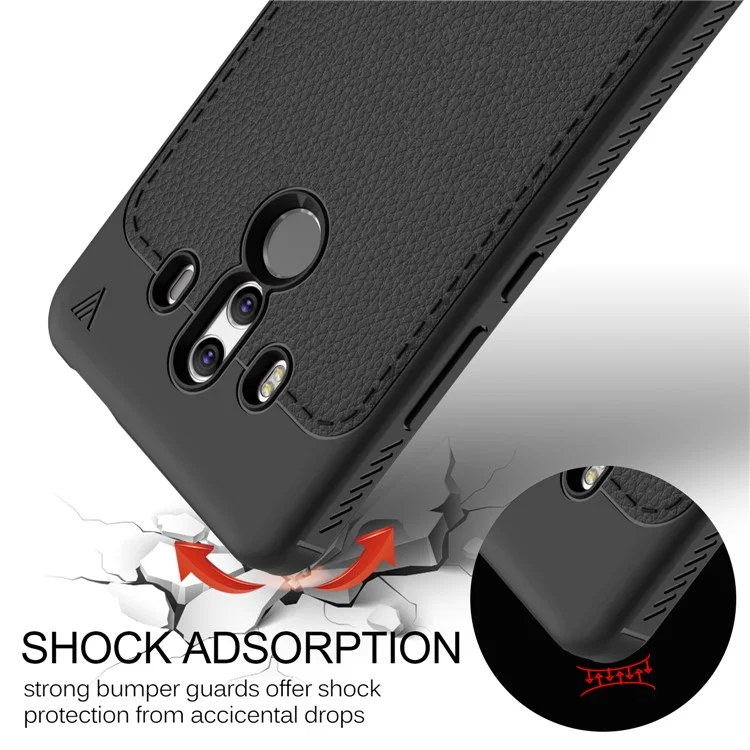 LENUO Gentlemen Series Soft TPU Phone Case for Huawei Mate 10 Pro - Black