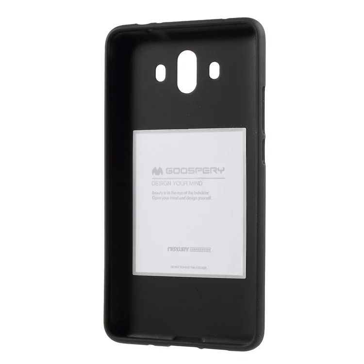 MERCURY GOOSPERY Anti-fingerprint Matte TPU Cell Phone Case for Huawei Mate 10 - Black