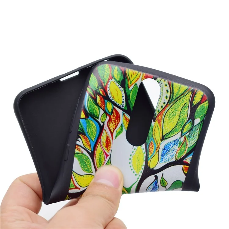 Printing Pattern TPU Phone Case for Huawei Mate 10 Lite / nova 2i / Maimang 6 / Honor 9i (India) - Colorized Tree