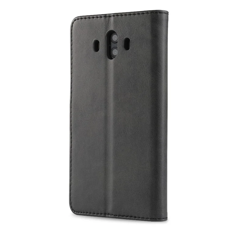 LC.IMEEKE for Huawei Mate 10 PU Leather Wallet Stand Case with Card Slots - Black