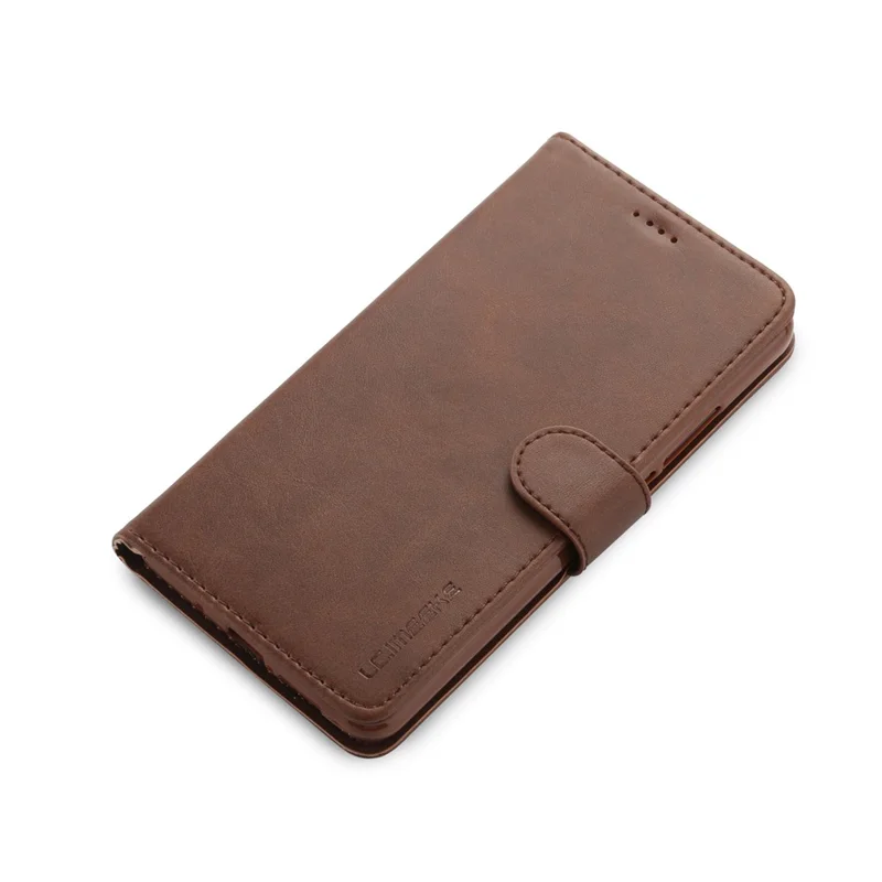LC.IMEEKE for Huawei Mate 10 Lite / nova 2i / Maimang 6 / Honor 9i (India) PU Leather Wallet Stand Case Mobile Phone Accessory - Coffee