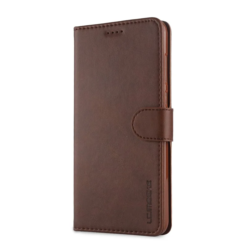LC.IMEEKE for Huawei Mate 10 Lite / nova 2i / Maimang 6 / Honor 9i (India) PU Leather Wallet Stand Case Mobile Phone Accessory - Coffee