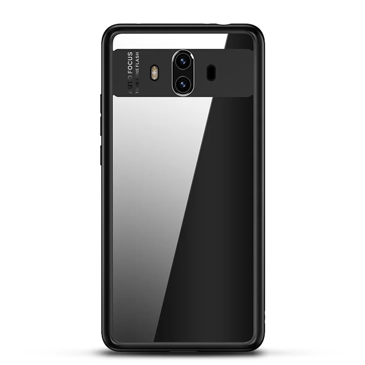 USAMS Mant Series Clear PC + TPU Frame Hybrid Case for Huawei Mate 10 - Black