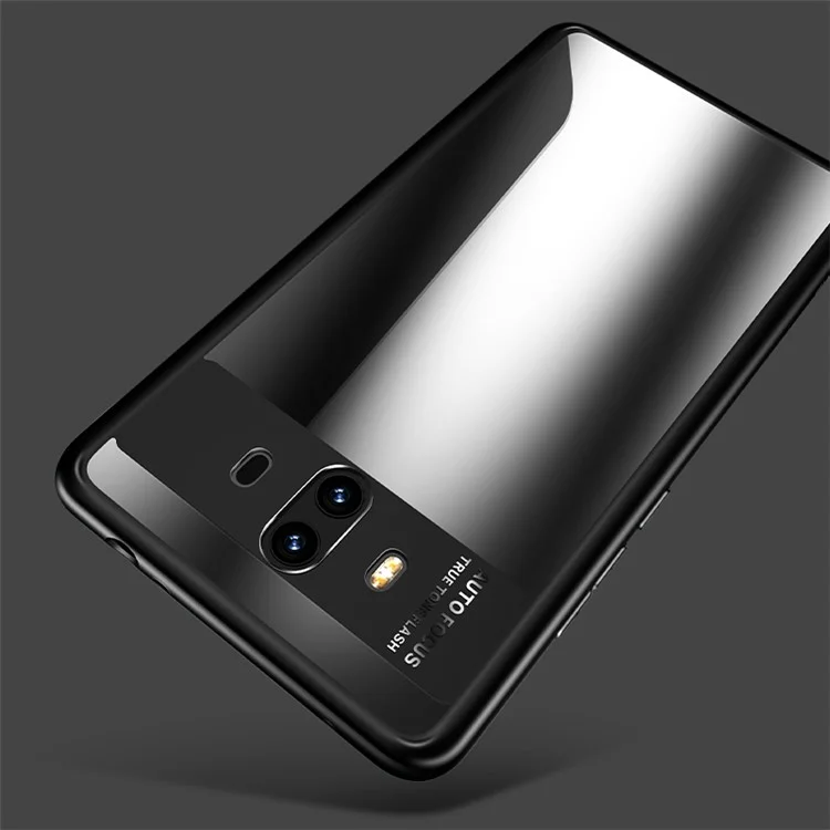 USAMS Mant Series Clear PC + TPU Frame Hybrid Case for Huawei Mate 10 - Black