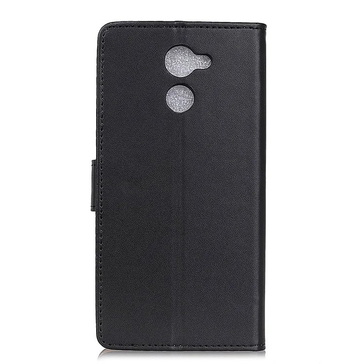 Wallet Leather Stand Case for Huawei Y7 Prime / Enjoy 7 Plus - Black