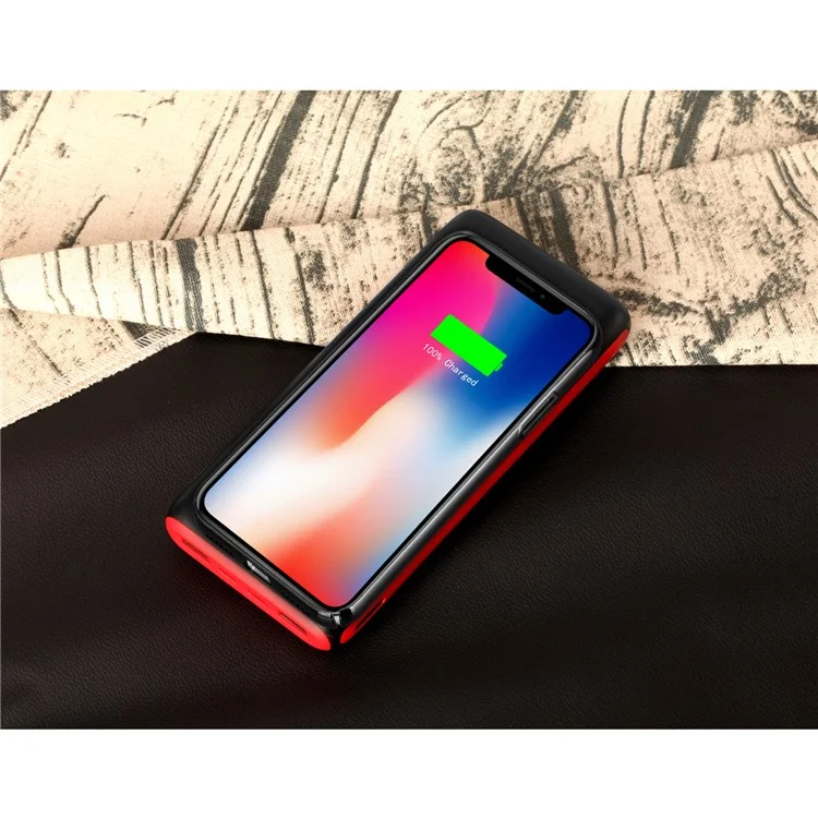 MOMAX Q.Power 2X Qi Wireless Charger Portable 20000mAh Dual USB Power Bank - Black