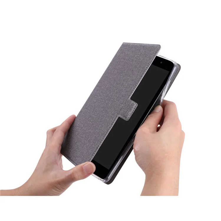PU Leather Card Slots Magnetic Stand Cover with Strap for Huawei MediaPad T3 7.0 (3G) - Grey