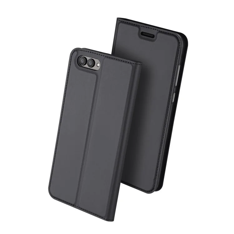 DUX DUCIS Skin Pro Series for Huawei Honor V10/View 10 Business Leather Phone Case with Card Slot - Black