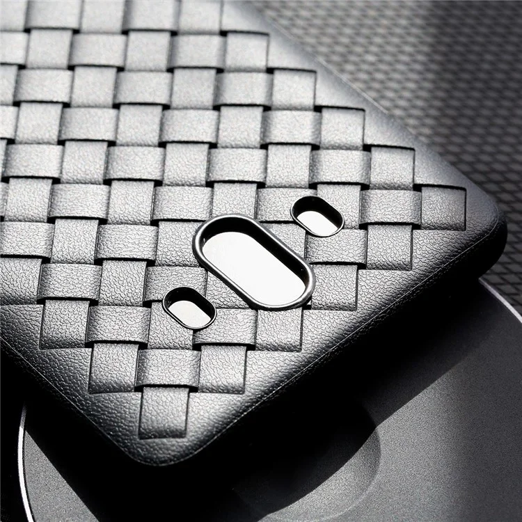 BASEUS BV Woven Texture Soft TPU Back Case for Huawei Mate 10 - Black