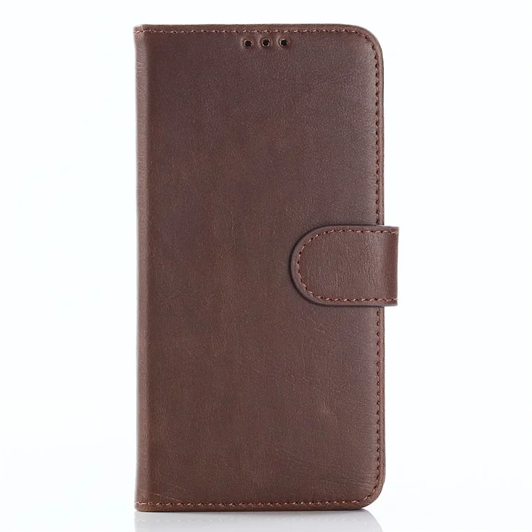 For Huawei Mate 10 Pro Crazy Horse Pattern Wallet Leather Case - Coffee
