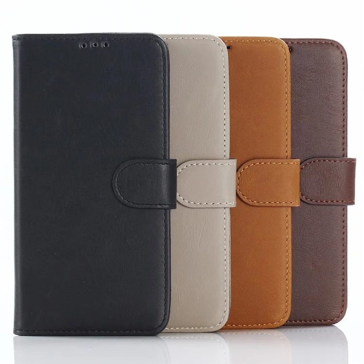 For Huawei Mate 10 Pro Crazy Horse Pattern Wallet Leather Case - Coffee