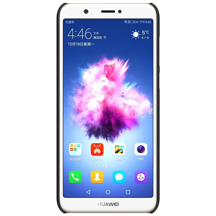 NILLKIN Super Frosted Shield Hard PC Case for Huawei P Smart / Enjoy 7S - Black