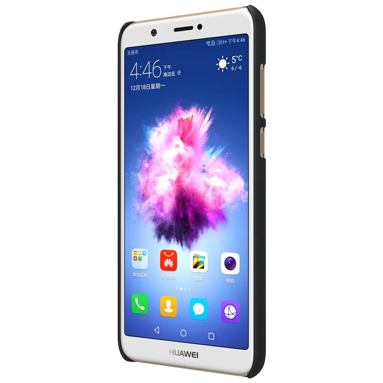 NILLKIN Super Frosted Shield Hard PC Case for Huawei P Smart / Enjoy 7S - Black