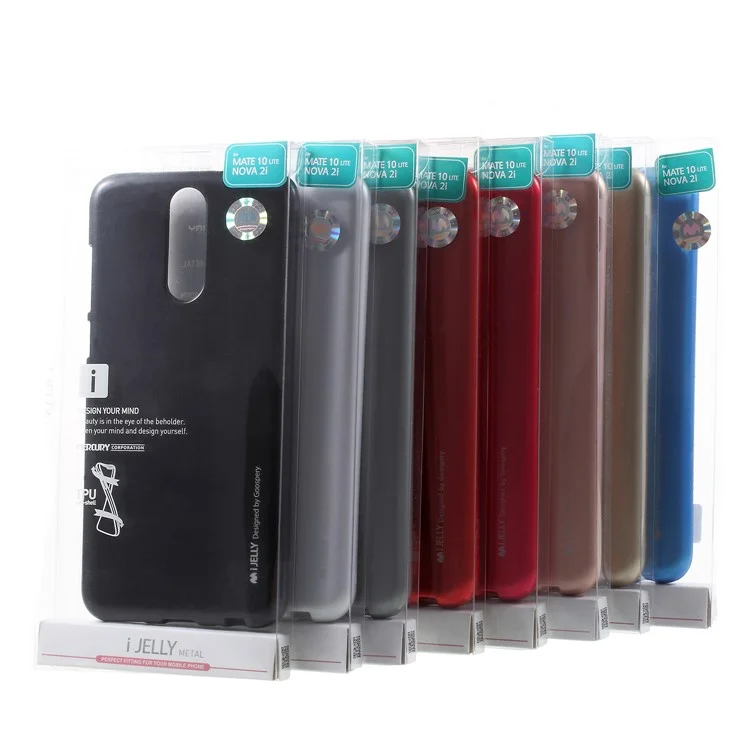 MERCURY GOOSPERY i JELLY TPU Case for Huawei Mate 10 Lite / nova 2i / Maimang 6 / Honor 9i (India) - Black