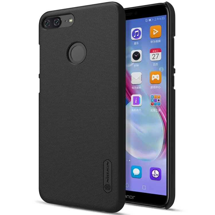 NILLKIN Super Frosted Shield PC Hard Case + Screen Film for Huawei Honor 9 Lite / Youth Edition - Black