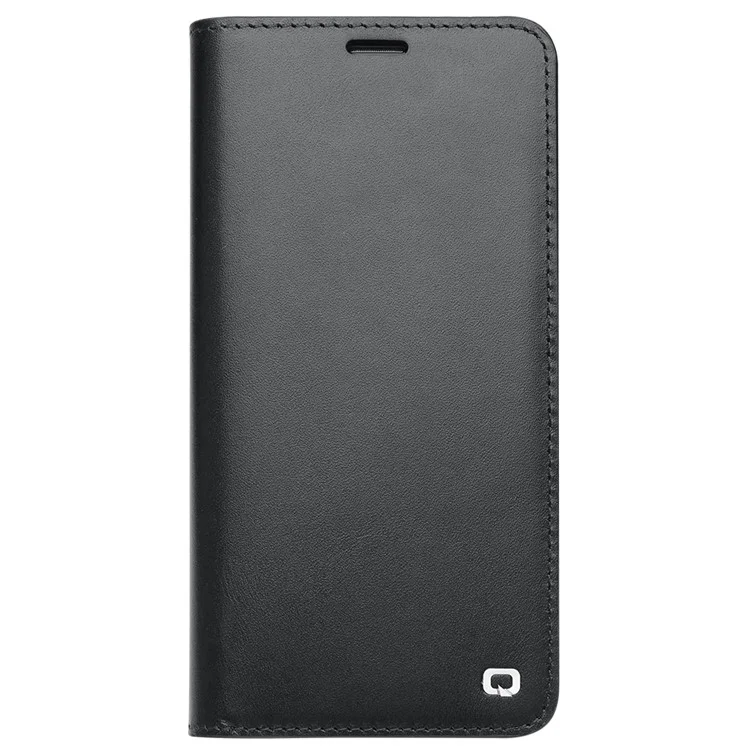 QIALINO Classic Gen II Top Layer Cowhide Leather Wallet Mobile Case for Huawei Mate 10 - Black