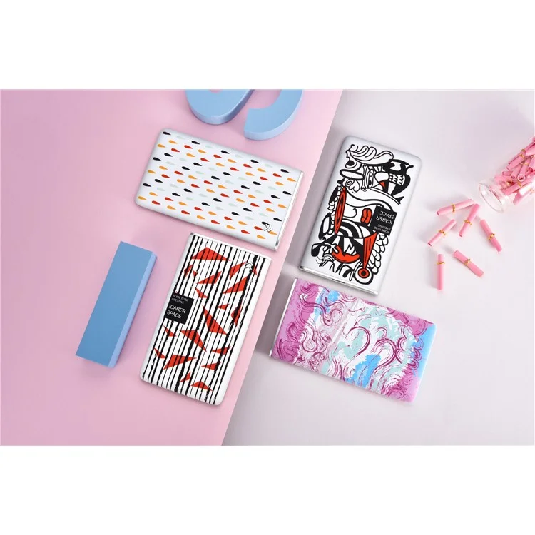 ICARER SPACE Patterned Ultra-thin 5000mAh Power Bank for iPhone Samsung Huawei - Winds and Clouds