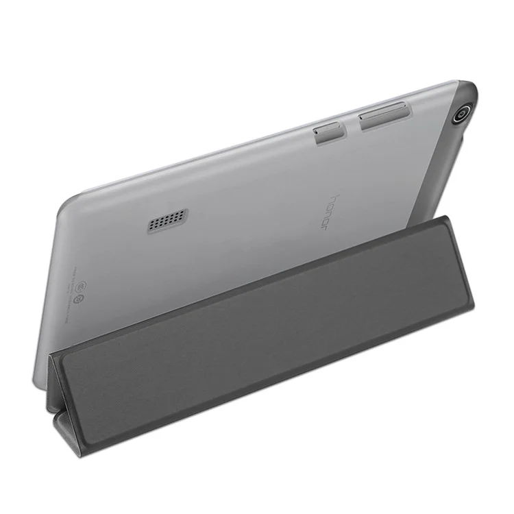 DUX DUCIS Skin Pro Series Tri-fold Stand Leather Shell for Huawei MediaPad T3 7.0 - Grey