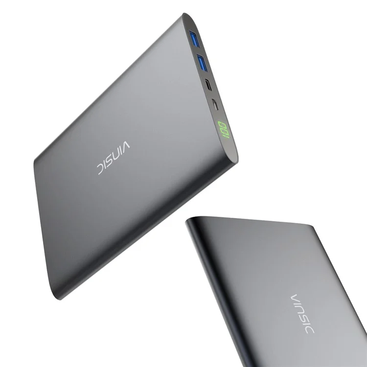 VINSIC VSPB305 20000mAh Dual USB Smart Power Bank Charger Micro/Type C Dual Input