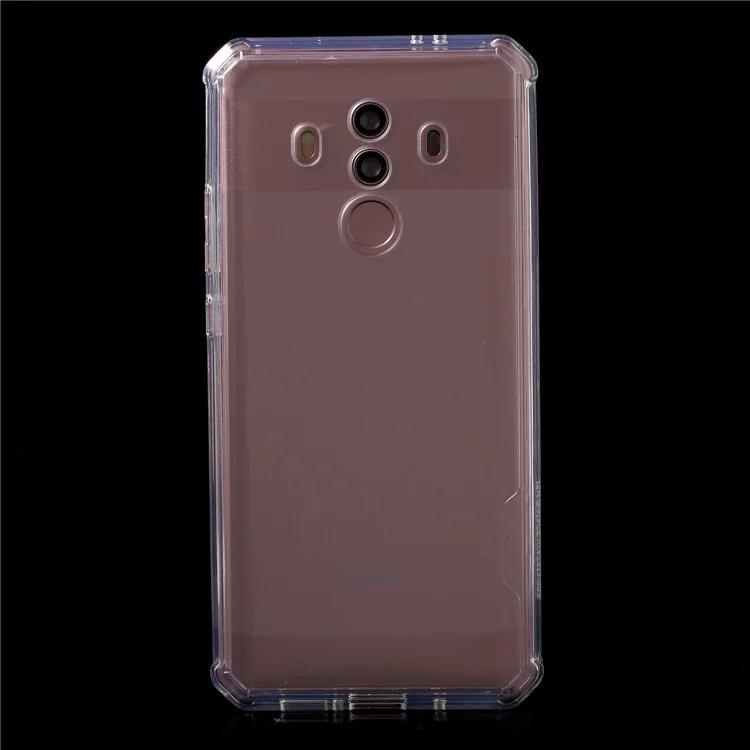 Four Corner Air Cushioning Drop Protection Case (PC + TPU) for Huawei Mate 10 Pro - Transparent