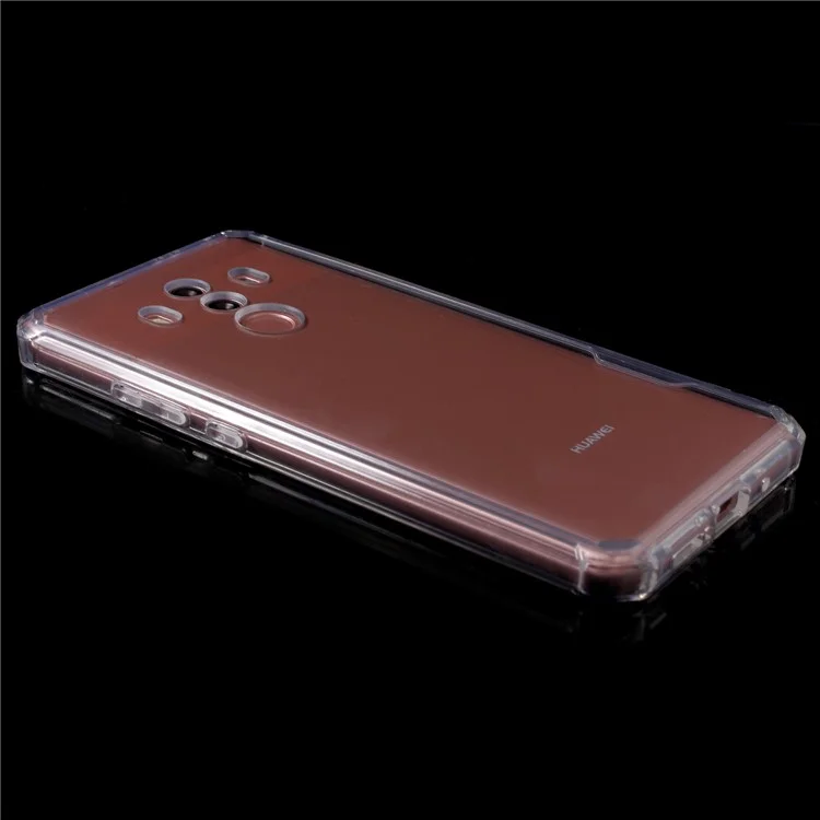 Four Corner Air Cushioning Drop Protection Case (PC + TPU) for Huawei Mate 10 Pro - Transparent