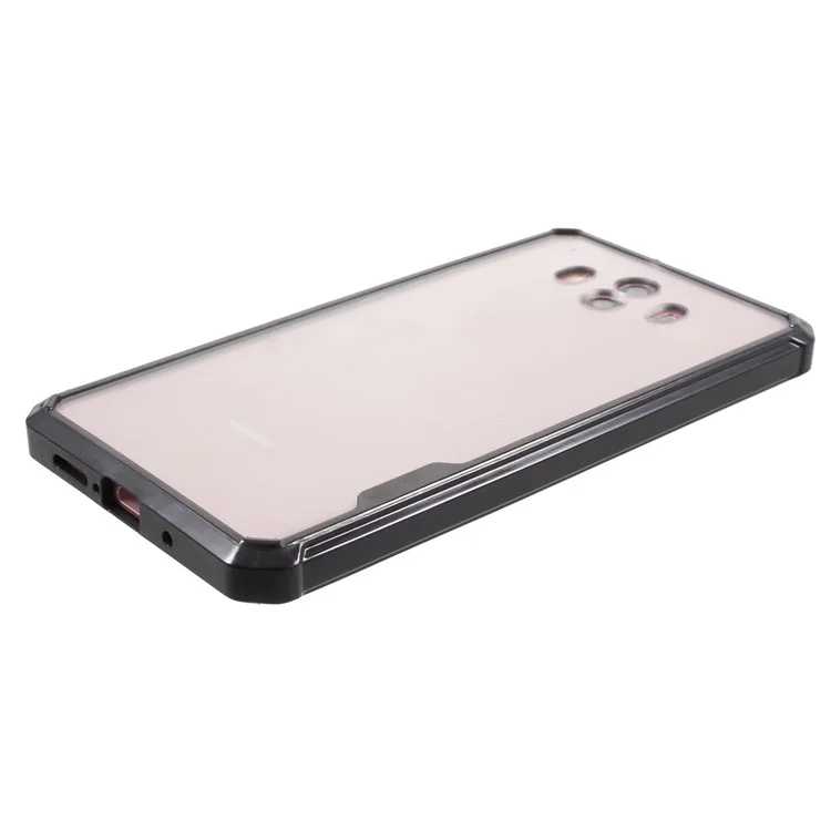 Drop-resistant PC + TPU Hybrid Phone Case for Huawei Mate 10 - Black