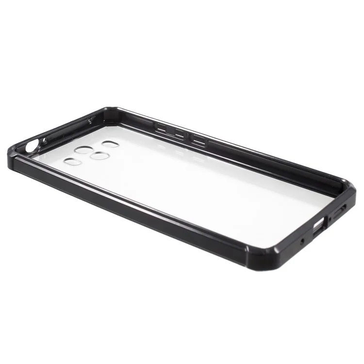 Drop-resistant PC + TPU Hybrid Phone Case for Huawei Mate 10 - Black