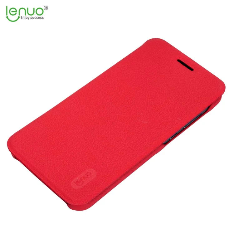 LENUO Ledream Series Flip Leather Card Holder Cover for Huawei Honor 9 Lite / Honor 9 Youth Edition - Red