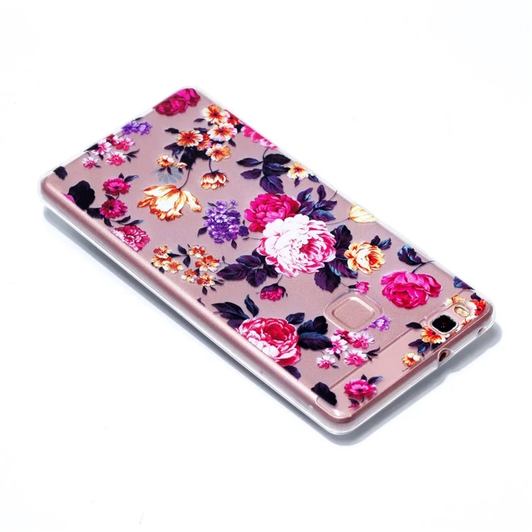 Ultra Thin Patterned Soft TPU Case for Huawei P9 Lite/G9 Lite - Roses