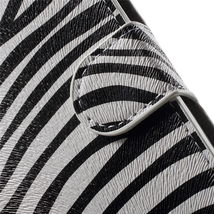 Diary Style Wallet Leather Case for Huawei Honor 4A / Y6 - Zebra Stripes