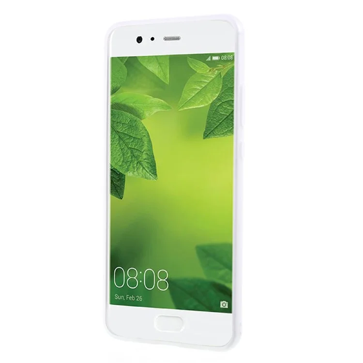 100Pcs/Set Matte Anti-scratch TPU Phone Case for Huawei P10 Plus - Transparent