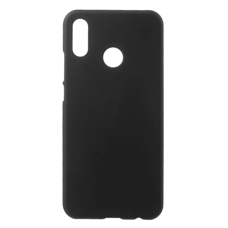 Rubberized Hard PC Case for Huawei P20 Lite / Nova 3e - Black