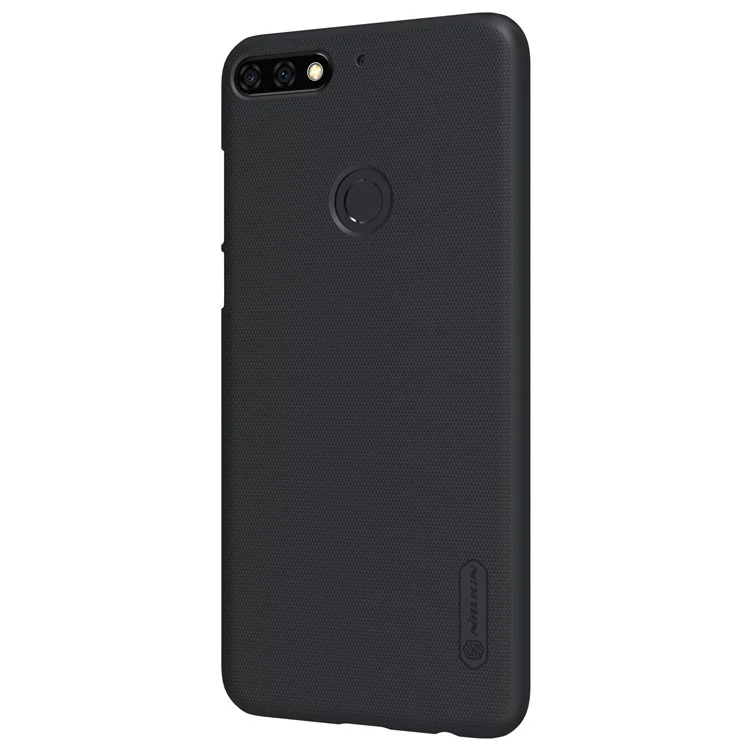 NILLKIN Super Frosted Shield Hard PC Back Case for Huawei Y7 Prime (2018) / Honor 7C / Enjoy 8 - Black