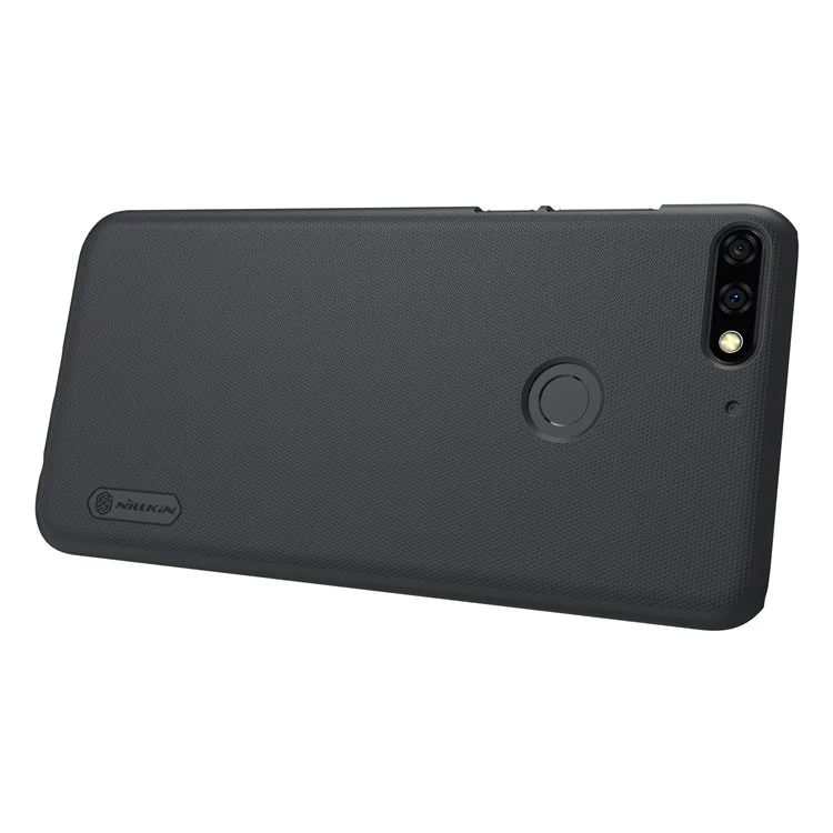 NILLKIN Super Frosted Shield Hard PC Back Case for Huawei Y7 Prime (2018) / Honor 7C / Enjoy 8 - Black